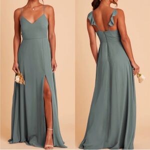 Birdy Grey Adelle Dress Maxi Gown Chiffon Sea Glass Green | 2XL